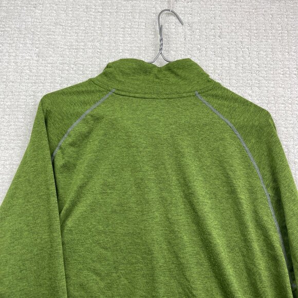 Cloudveil 1/4 Zip Pullover Mens 2XL Forest Green Long Sleeve Base layer Ski/Hike - Picture 11 of 13